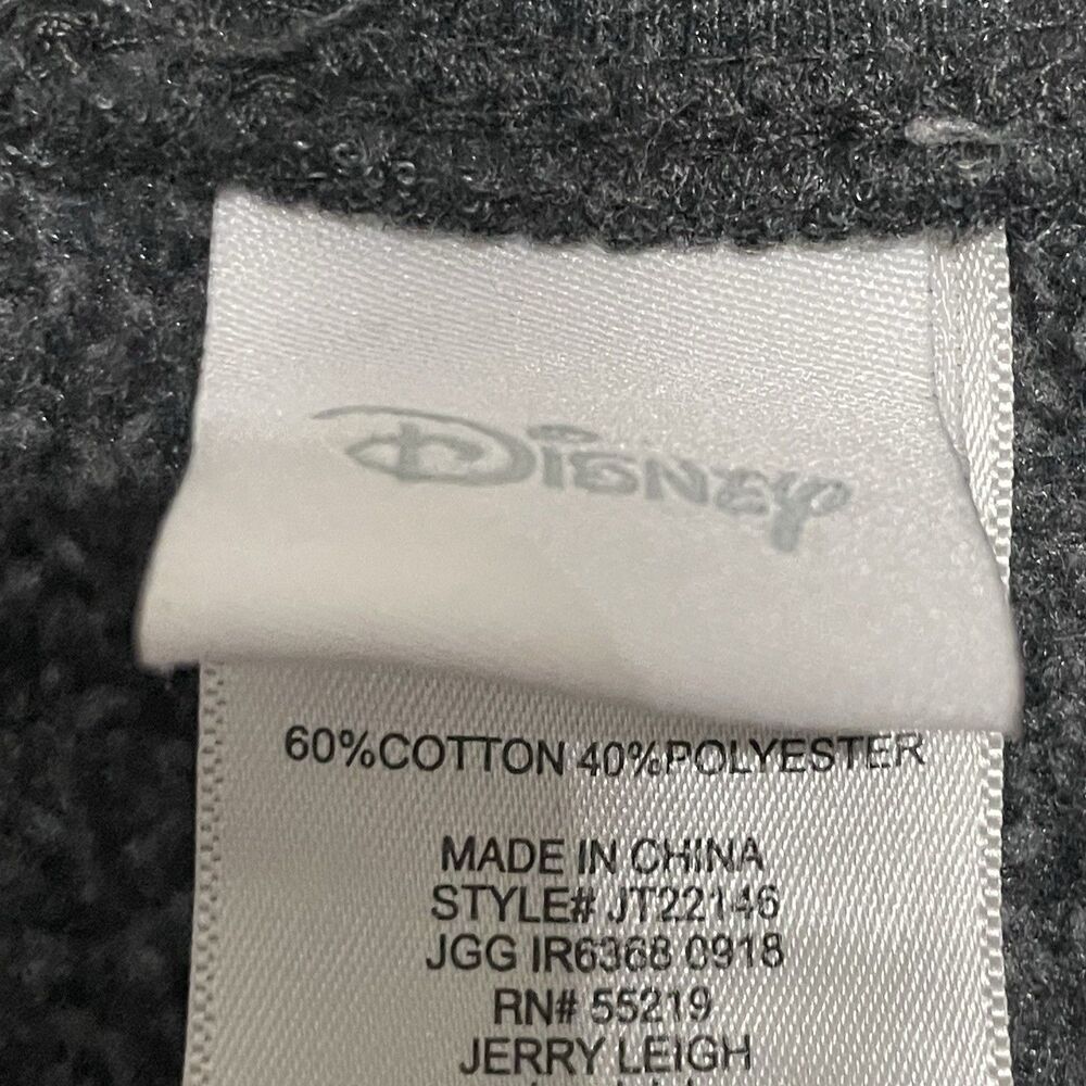 Disney Stitch Womens Sweatshirt Color Gray With Sequins Size XL - Picture 4 of 4